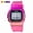 Pink, variant on SKMEI 1622 Digital Watch for Men Women, Gradient Color Silicone Strap Waterproof Sports Wristwatches