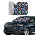 thumbnail image 2 of Yiaed The Underwater World Print Car Windshield Sunshade Front Auto Car Front Window Sun Shade Foldable Sun Visor Shield Cover Auto Accessories for Sedan SUV Truck-Small, 2 of 5