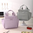 thumbnail image 4 of TIELUTT Insulated Lunch Bag for Work Large Capacity Thermal Meal Work Bag with Lunch Compartment 12 Can Bag with Hard Liner Foam with Women's Lunch Bag with Containers Water Bottle Tote with Strap And, 4 of 5
