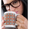 thumbnail image 2 of 3drose, Blue and Orange Circles in Circles, 11oz Mug, 2 of 6