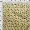 thumbnail image 3 of oneOone Cotton Poplin Beige Fabric Eye Print Quilting Supplies Print Sewing Fabric By The Yard 56 Inch Wide, 3 of 5