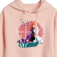 thumbnail image 3 of Disney Frozen 2 - Warms Hugs With Olaf - Juniors Cropped Pullover Hoodie, 3 of 5