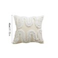 thumbnail image 2 of Boho Throw Pillow Covers 18 X 18 Inch Textured Neutral Decorative Throw Pillow Covers for Couch Sofa Bed Farmhouse Throw Pillow Covers for Living Room Bedroom 1 Pack, 2 of 5
