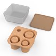 thumbnail image 2 of Popular! Upgraded Silicone Ice Tray And Mold Large Size Cylindrical Coffee Ice Tray For Refrigerator With Lid And Glass Accessories, 2 of 5