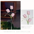 thumbnail image 4 of Solar Tulip Garden Lights Outdoor Waterproof Stake Lights for Yard, Lawn, Patio, Pathway Decoration with Flowers and Auto On/Off Solar Power, 4 of 6
