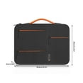 thumbnail image 3 of Qarigey Bolsa para portátil de 13/14/15 pulgadas, organizador Digital electrónico, funda a prueba de golpes, Estuche de transporte Bolsas de mensajero y de hombro Armada 15-16 pulgadas, 3 of 6