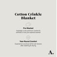 thumbnail image 2 of Allswell Cotton Crinkle Bed Blanket, Gray Shark, King/California King Size, 2 of 7