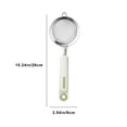 thumbnail image 3 of Yonrjhukm Fine Mesh Strainer, Colander, Sieve, Kitchen Sifter, Skimmer, Stainless Steel Strainer, Small Strainer, Mesh Strainer with Plastic Handles, 3 of 6