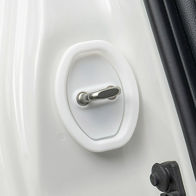 4-piece Silicone Car Door Lock Protector Covers - Shock-absorbing, Scratch-resistant, Universal Fit for Most Vehicles, Easy Installation, 4 Pack, Ihhxbz
