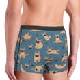 thumbnail image 3 of Goofa French Bulldog Yoga Printed Men's Boxer Briefs Underwear, Moisture-Wicking Underwear, Trunk,Soft and Breathable Cotton Underwear-, 3 of 9