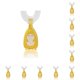 thumbnail image 3 of Cateissary Cepillo de de silicona para bebés, cepillo de , hogar, niños, limpieza, pequeño, amarillo amarillo S 10Conjunto, 3 of 6