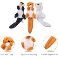 thumbnail image 2 of JOYELF Plush Squeaky Dog Toys,No Stuffing Dog Toys for Medium Dogs and Large Dogs, Durable Dog Chew Toys Pack,Interactive Dog Toys with Squeaky and Crinkle Paper3 Pack Marine Animals, 2 of 8