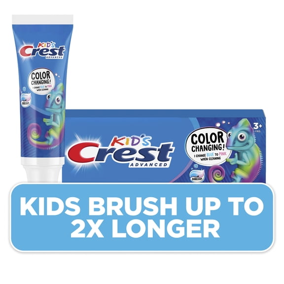 Crest Toothpaste, Kids Advanced Fluoride Toothpaste, Bubblegum Flavor, 4.2 oz