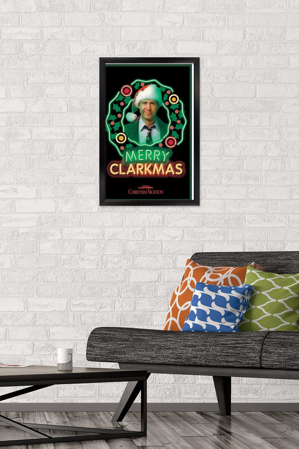 National Lampoon's Christmas Vacation - Clark Wall Poster, 14.725" x 22.375", Framed