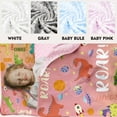 thumbnail image 4 of KAINSY Custom Name Nap Mat for Toddlers Girls - Personalized Pink Dinosaur Kids Sleeping Bag with Pillow and Blanket Set for Preschool, Daycare, Sleepovers, and Camping, 4 of 8