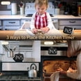 thumbnail image 6 of 4X Digital Kitchen Timer - Magnetic Countdown Count Up Timer with Large LED Display Loud Volume for Cooking and for Kids,4 x digital timer(not include batteries),White&Black, 6 of 7