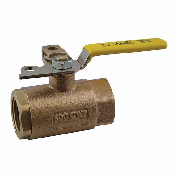Apollo Valves 1/2" FNPT Bronze Ball Valve Inline 75-103-41