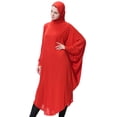 thumbnail image 7 of Pounoo Abayas Batwing Sleeve Hooded Maxi Length Loose Fit Breathable Modest Islamic Clothing Prayer Garment Gift, 7 of 7