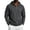 08# Dark Gray, variant on Men Quarter Zip Up Hoodie Sweatshirt Raglan Long Sleeve Drawstring Hood Soft Fleece Casual Streetwear Workout Hooded Tops Sky Blue M