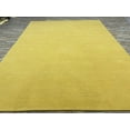 thumbnail image 2 of Hand Tufted Plain Design Carpets for Living Room-Bedroom & Hall (Yellow, 8 X 11 Feet), 2 of 4