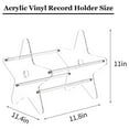 thumbnail image 2 of Shisuyan 1 Pce Support d'Affichage de CD en Forme d'Étoile, Contenant de Livres de Bureau Transparent pour la Maison, 2 of 8