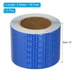 thumbnail image 2 of Uxcell 2Pcs Reflective Tape 2"x16 Ft Waterproof Reflective Tape Blue, 2 of 7