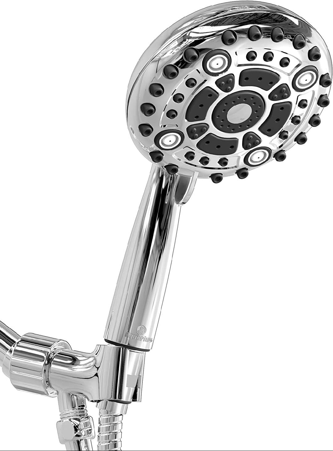 Aquarius Mist Handheld Shower Head With Hose (Extra Long) Spa Grade High Pressure Hand Held