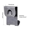 thumbnail image 3 of Uxcell S-shaped 0.3mm Thick Photo Frames Hanger Hooks Metal 300Pack, 3 of 5