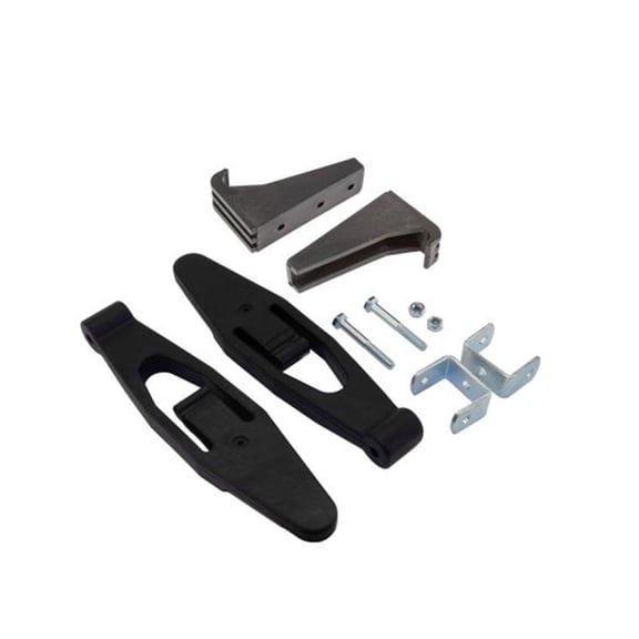 2 Pack Hood Latch Strap with Catch Bracket Kit Compatible with Kenworth T300 T600 T800 W900, Peterbilt 357 367 377 378 379 388 389 Replaces 23-13857 L56-0001 HLK1035