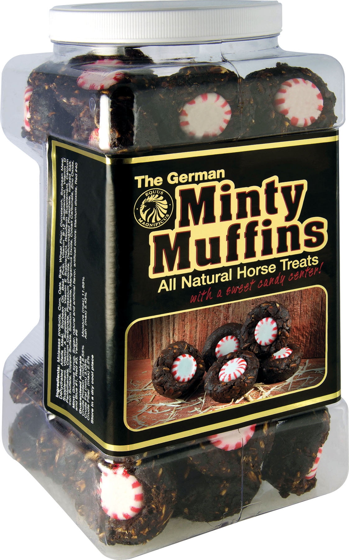 THE GERMAN MINTY MUFFINS ALL NATURAL HORSE TREATS)