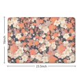 thumbnail image 5 of Pioneer Flower Floral Print Flannel Non Slip Door Rugs,Washable Door Mats Indoor,Decorative Door Mats,Dirt-Resistant and Absorbent Doormat for Entrance,Bedroom,Kitchen,Bathroom,23.5"x16", 5 of 5