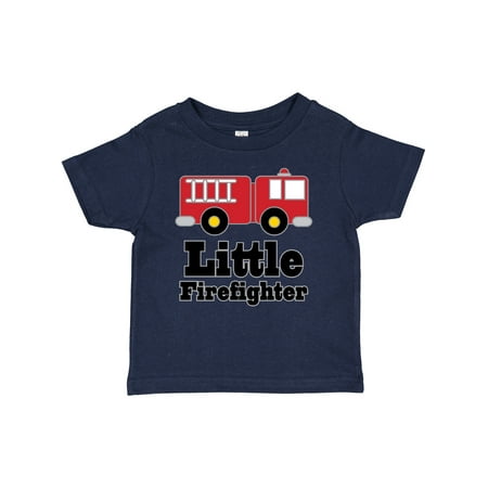 

Inktastic Little Firefighter Fire Engine Gift Baby Boy or Baby Girl T-Shirt
