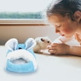 thumbnail image 1 of Xihbxyly Mini Nido para Hámster, Acogedor Diseño de Oso de Algodón, Cama de Invierno Cálida y Desmontable, Ideal para Hámsteres Enanos, Ratones y Animales Pequeños. Ideal para Jugar En Interiores, Es, 1 of 7