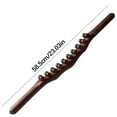 thumbnail image 3 of HYLLai Wooden Lymphatic Massage Roller, Muscle Relief & Relaxation with 20 Beads, 58.5cm, 3 of 9
