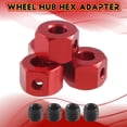 thumbnail image 4 of 4PCS 5mm to 12mm Metal Combiner Wheel Hub Hex Adapter for WPL D12 C14 C24 B14 B16 MN D90 D91 RC Car, 4 of 5