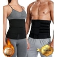 thumbnail image 1 of QRIC Neoprene Sauna Waist Trainer Corset Sweat Belt for Women Compression Cincher Band Workout Fitness Back Support, 1 of 6