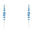 thumbnail image 1 of Advancent 20 hojas artificiales realistas, plantas artificiales para decoración del hogar, bajo mantenimiento, flores de boda ABS falsas Type9 NO9, 1 of 6
