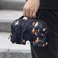 thumbnail image 2 of Halloween Hard Drive Case - Waterproof Oxford Fabric Digital Bag for Cable Cord Organizer, Cable Box Organizer Small - 5.9x9.44x3.14 in, 2 of 6