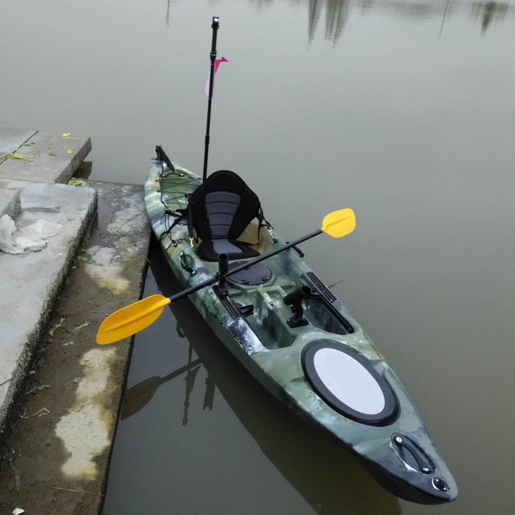 Hzzsbu Kayak Seat Pad Adjustable Ocean Rowing Cushion Detachable Non-Slip Padded Canoe Seat Black Kayaking Accessories