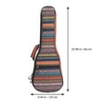thumbnail image 2 of Weiweiguan Practical Ukulele Cotton Shoulder Bag Outdoor Ukulele Performance Storage Bag, 2 of 6