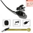 thumbnail image 1 of Microphone Lavalier à Revers 4 Broches XLR 3,5 mm pour Sennheiser pour Shure Sans Fil Noir, 1 of 4