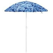 Mainstay 6.5' Beach Umbrella, Indigo Tie-Dye