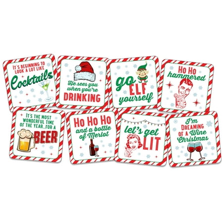 - Inc Peter Pauper Press Holiday Coasters 8-piece Set
