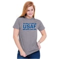 thumbnail image 3 of Us Air Force USAF Fly Fight Win Men's Graphic T Shirt Tees Brisco Brands S, 3 of 6