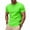 Green, variant on Gifts Dianli Summer Fitness Men's Solid Color Quick-Dry Breathable Running T-Shirt Short Sleeve Round Neck Outdoor Marathon Athletic Moisture-Wicking Performance Tee Outdoor