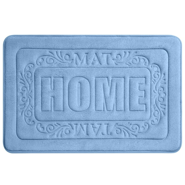 Ohufall Home Decor Non Slip Floor Mat Washable Rugs Soft Comfortable Quick Water Absorbing Washable Stable Non Slip Bathroom Floor Mat