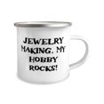 thumbnail image 2 of Special Jewelry Making, Jewelry Making. My Hobby Rocks!, Jewelry Making 12oz Camper Mug From, 2 of 2