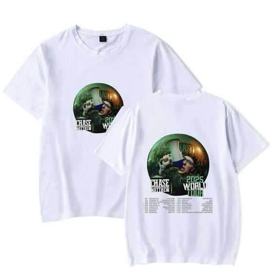 Chase Matthew Holdin' It Down Tour 2025 T-shirt Unisex Fashion Round Neck Short Sleeve Top