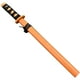 thumbnail image 1 of Espada de estilo japonés, juguete de madera, espada de Cosplay, utilería de espada japonesa simulada, 1 of 7