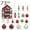 #0359-Green, variant on Cheapark 73-Piece Shatterproof Christmas Ornaments Set - Multiple Styles for Tree & Other Parties, Festive Decor for Holiday
